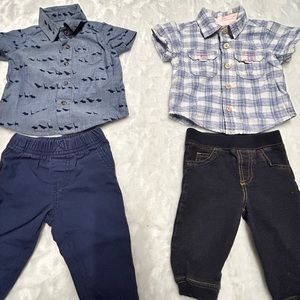 BABY BOY 2 SETS SZ 6 MONTHS